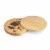 Brie Cheese Cutting Board & Tools Set, Rubberwood Perspective: front