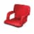 Ventura Portable Reclining Stadium Seat, Red Perspective: front