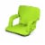 Ventura Portable Reclining Stadium Seat, Lime Green Perspective: front