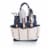 Garden Tote with Tools, Navy Blue with Beige Accents Perspective: front