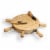 Picnic Time Mariner Cheese Board & Tools Set - Rubberwood Perspective: front