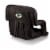 Picnic Time Green Bay Packers Ventura Portable Reclining Stadium Seat - Black Perspective: front