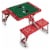 Atlanta Falcons - Picnic Table Portable Folding Table with Seats Perspective: front