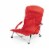 Tranquility Portable Beach Chair, Red Perspective: front