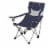 Campsite Camp Chair, Navy Blue with Gray Accents Perspective: front