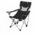 Campsite Camp Chair, Black with Gray Accents Perspective: front