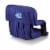 North Carolina Tar Heels Ventura Portable Reclining Stadium Seat - Navy Perspective: front