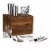 Madison Acacia Tabletop Bar Set, Acacia Wood Perspective: front