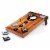 Mini Bean Bag Throw Game, Wood Grain Perspective: front