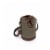 Insulated Growler Tote, Khaki Green with Brown Accents Perspective: front