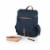 Moreno 3-Bottle Wine & Cheese Tote, Navy Blue Perspective: front