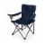 PTZ Camp Chair, Navy Blue Perspective: front
