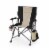 Outlander Folding Camp Chair with Cooler, Black Perspective: front