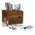 Detroit Lions - Madison Acacia Tabletop Bar Set Perspective: front