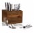 Tampa Bay Buccaneers - Madison Acacia Tabletop Bar Set Perspective: front