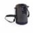 Insulated Growler Tote, Gray with Black Accents Perspective: front