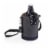 Insulated Growler Tote with 64 oz. Glass Growler, Gray with Black Accents & Glass Growler Perspective: front