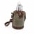 Insulated Growler Tote with 64 oz. Stainless Steel Growler, Khaki Green Perspective: front