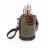 Insulated Growler Tote with 64 oz. Cooper Stainless Steel Growler, Khaki Green Perspective: front