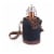 Insulated Growler Tote with 64 oz. Copper Stainless Steel Growler, Black Perspective: front