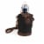 Insulated Growler Tote with 64 oz. Matte Black Stainless Steel Growler, Black Perspective: front