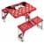 Disney Minnie Mouse - Picnic Table Portable Folding Table with Seats, Red Perspective: front