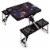 Star Wars Death Star - Picnic Table Portable Folding Table with Seats, Black Perspective: front