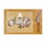 Star Wars Darth Vader - Icon Glass Top Cutting Board & Knife Set, Rubberwood & Bamboo Perspective: front
