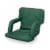 Ventura Portable Reclining Stadium Seat, Hunter Green Perspective: front