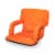 Ventura Portable Reclining Stadium Seat, Orange Perspective: front