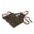 BBQ Apron with Tools & Bottle Opener, Khaki Green with Beige Accents Perspective: front