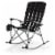 Outdoor Rocking Camp Chair, Black Perspective: front