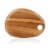 Pebble Shaped Acacia Serving Board 12" x 9", Natural Acacia Perspective: front