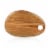 Pebble Shaped Acacia Serving Board 15" x 10", Natural Acacia Perspective: front