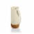 Malbec Insulated Canvas and Willow Wine Bottle Basket, Beige Canvas Perspective: front