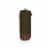 Malbec Insulated Canvas and Willow Wine Bottle Basket, Khaki Green with Beige Accents Perspective: front
