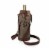 Kansas City Chiefs - Waxed Canvas Wine Tote Perspective: front