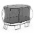 Springfree Trampoline Kids Outdoor Large Oval 8 x 13' Trampoline with Enclosure Perspective: front