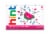 Hint® Watermelon Flavored Bottled Water Perspective: front