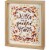 Home Decor Gather Here Box Sign Wood Fall Greatful 109910 Perspective: front