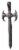 Holiday Home inflatable Sword Halloween Costume Accessory Perspective: front