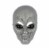 Seasons Rigid Plastic Space Traveler Mask Halloween Costume Accessory Perspective: front