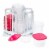 Spin and Store Food Storage (8 oz, 16 oz and 24 oz, 24 Lids) Perspective: front