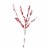 Northlight 25-Inch Red Berries Artificial Christmas Twig Branch Spray Perspective: front