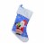 Northlight 15  Blue and Red Santa Claus with Gift Christmas Stocking Perspective: front