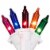 Northlight Set of 20 Multi-Color Mini Christmas Lights 2.5” Spacing - White Wire Perspective: front