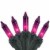 Northlight 35-Count Purple Mini Christmas Lights, 7ft Black Wire Perspective: front