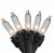 Northlight 50-Count Clear Mini Christmas String Light Set, 10ft Black Wire Perspective: front