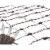 Northlight 2' x 8' Clear Mini Net Style Tree Trunk Wrap Christmas Lights, Brown Wire Perspective: front