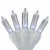 Northlight 35-Count Pure White LED Mini Christmas Light Set - 11.25ft White Wire Perspective: front